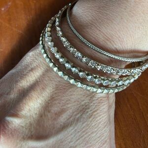 Set of 4 Gold Women's Bracelets